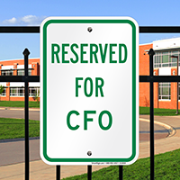 RESERVED FOR CFO Signs