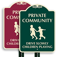 Slowly Children Playing Sign