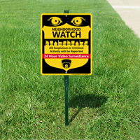 Neighborhood Watch All Suspicious Activity Sign