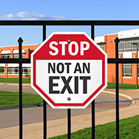 Not an Exit Stop Sign