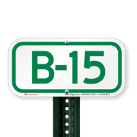 Parking Space Signs B-15