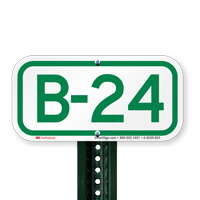 Parking Space Signs B-24