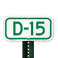 Parking Space Signs D-15