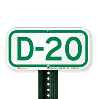 Parking Space Signs D-20