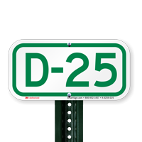 Parking Space Signs D-25