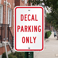 Decals PARKING ONLY