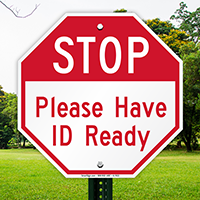 STOP: Identification Sign