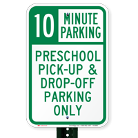 Time Limit Parking Sign