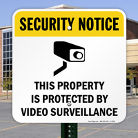  Video Surveillance Aluminum Sign