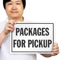 Deliver All Packages To Back Door Sign