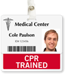 CPR Trained Badge Buddy For Horizontal ID Cards