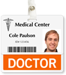 Doctor Badge Buddy For Horizontal ID Cards