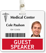 Guest Speaker Badge Buddy For Horizontal Id Cards