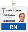 RN Badge Buddy For Horizontal Identity Cards