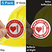 CPR First Aid   Certified And Trained Hard Hat Label