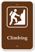 Climbing   Campground, Guide & Park Sign
