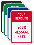 Your Headline   Your Message Here Custom Sign