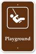 Playground Campground Park Sign