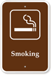 Smoking   Campground, Guide & Park Sign