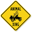 Animal Xing Crossing Sign