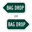 Bag Drop Golf Course Sign