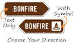 Bonfire Arrow Campground Sign
