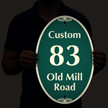 Custom Road Name and Number Reflective SignatureSign