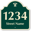 Custom Palladio™ Address Sign, 18 in. x 18 in.