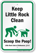 Dog Poop Sign For Arkansas