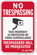 Idaho Trespassers Will Be Prosecuted Sign