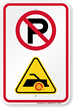 No Parking Unauthorized Vehicles Booted Symbol Sign