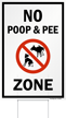 No Poop & Pee Zone