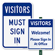 Visitors Welcome Please Sign In At Office Sign