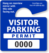 Mini Parking Permit Hang Tag