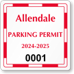 Parking Labels   Design CS1