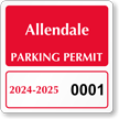 Parking Labels   Design CS4