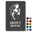 Bride's Room Braille Sign