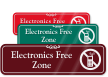 Electronics Free Zone Sign
