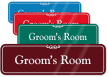Groom's Room ShowCase Wall Sign