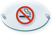 No Smoking Symbol Sign   Acrylic 