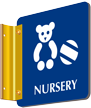 Nursery 2 Sided Sign