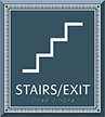 Stairs Exit Azteca Regulatory Sign