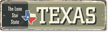 The Lone Star State Vintage Texas Sign
