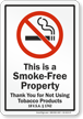 Vermont No Smoking Sign