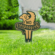 No Trespooping Gardenboss Petite Lawn Stake Sign
