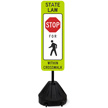 State Law Stop to Pedestrians & Post Kit
