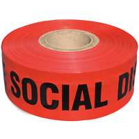 Social Distancing Barricade Tape