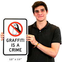 Graffiti Is A Crime Signs