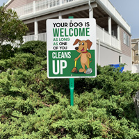 LawnBoss Dog Welcome Sign