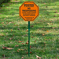 Violators Prosecuted Lawn Sign